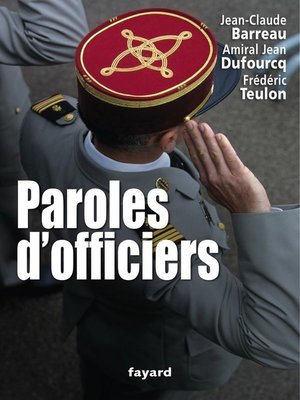 cover image of Paroles d'officiers